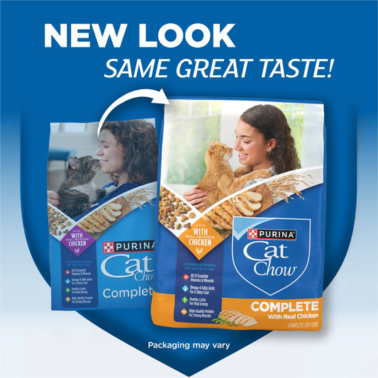 Purina Complete High Protein Dry Cat Food with Real Chicken