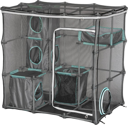 Outdoor Catio Furniture and Play Kits for Cats, Outdoor Mega Kit