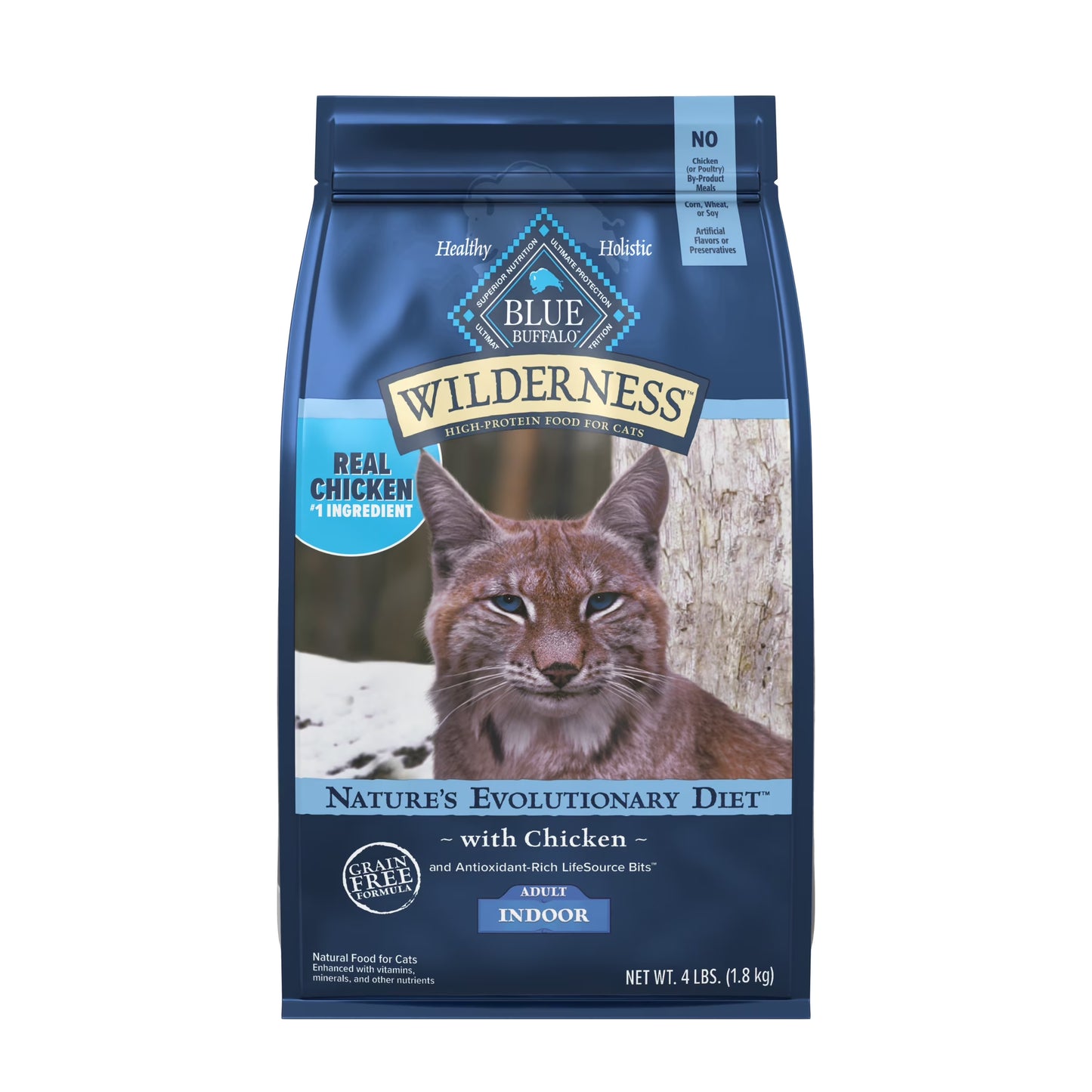 Wilderness Natural High-Protein, Grain-Free Dry Cat Food