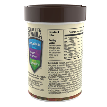 min Tropical Flakes Nutritionally Balanced Fish Food, 1 Oz.
