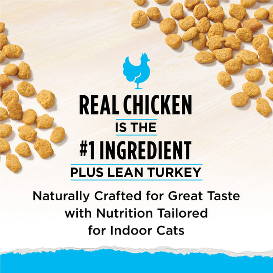 Purina  Naturals, Indoor Dry Cat Food, Chicken & Turkey