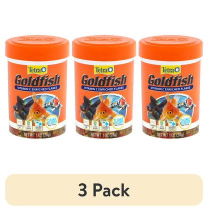 Goldfish Flakes, Balanced Diet Fish Food, Clear Water Formula, 1 Oz.