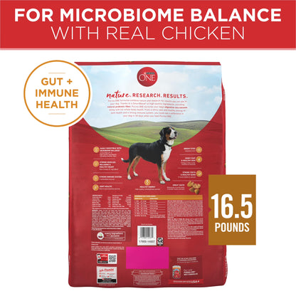 Dry Dog Food for Adult Dogs High Protein, Real Chicken & Rice