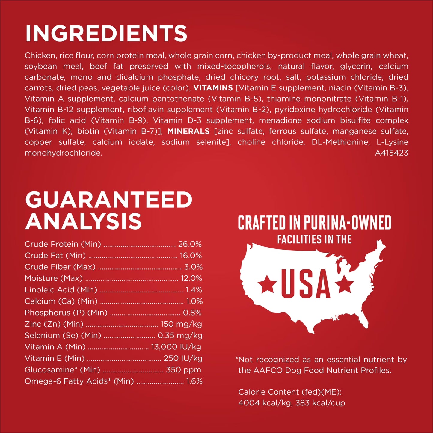 Dry Dog Food for Adult Dogs High Protein, Real Chicken & Rice