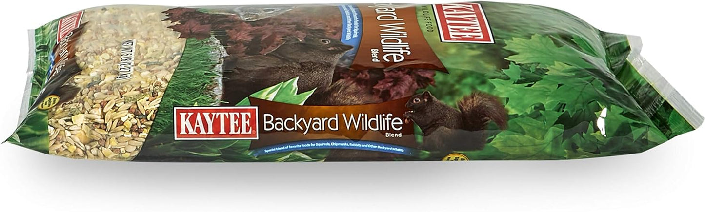 Backyard Wildlife Food Blend for Wild Squirrels, Chipmunks, Rabbits and Other Backyard Wildlife, 5 Pound