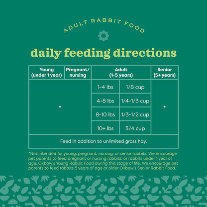 Essentials Rabbit Food, Adult Rabbit, Made with  Timothy Hay, Pet Pellets with Vitamins & Minerals, Small Animal Pet Products, Bunny Supplies, Made in USA, Bunny Food, 5 Lb