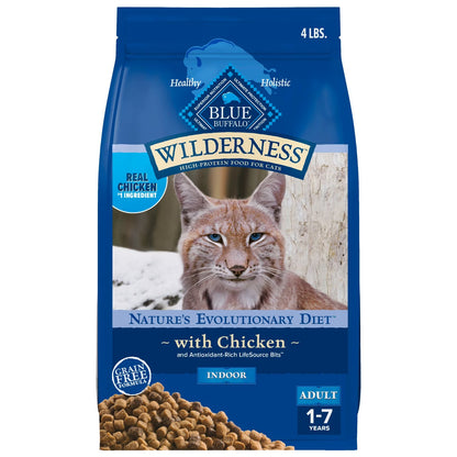 Wilderness Natural High-Protein, Grain-Free Dry Cat Food