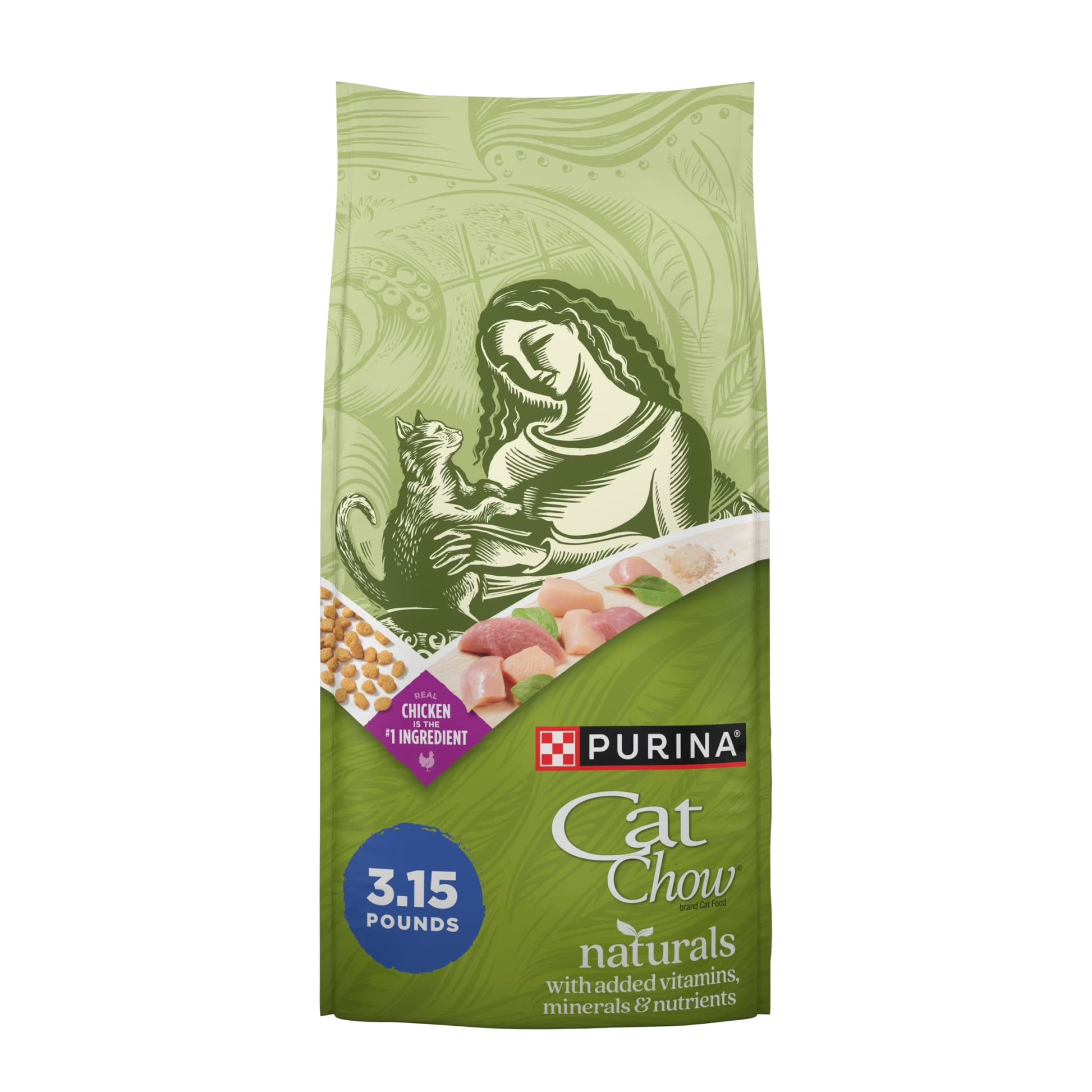 Purina  Naturals, Indoor Dry Cat Food, Chicken & Turkey