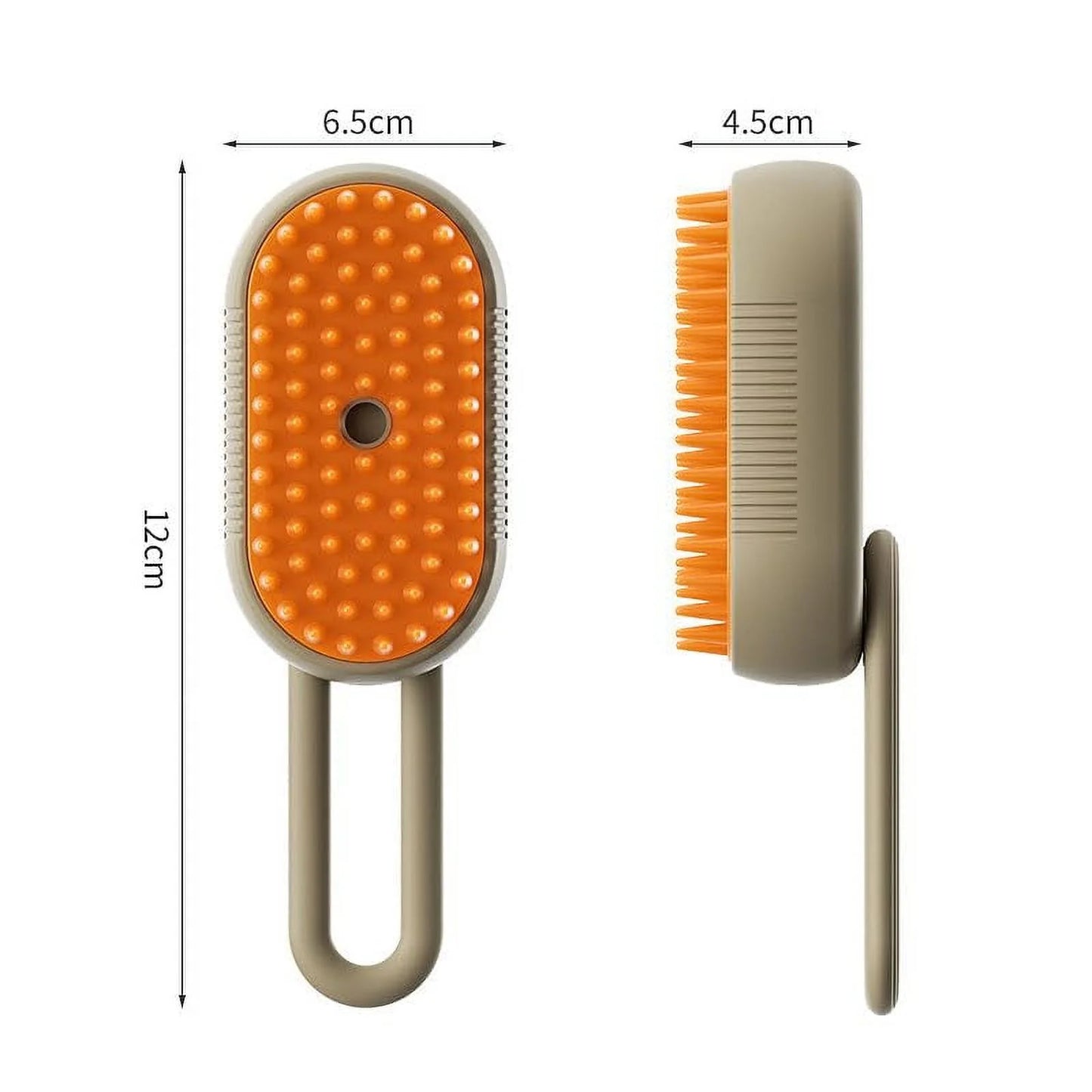 3-in-1 Self-Cleaning Cat Steam Brush for Massage and Hair Removal