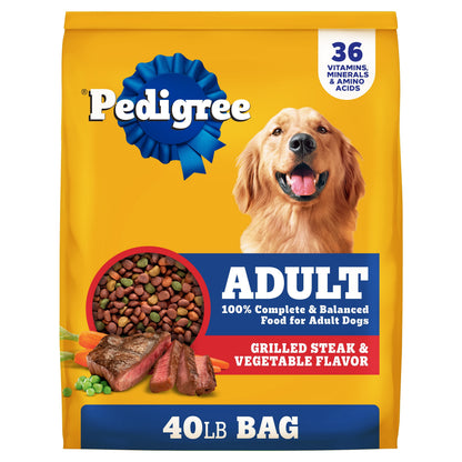 Complete Nutrition Adult Steak & Vegetable Flavor Dry Dog Food