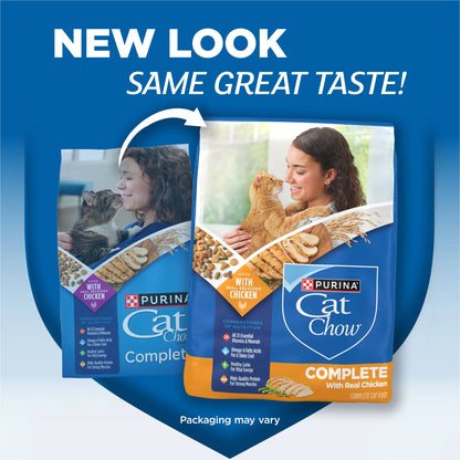 Purina  Complete High Protein Dry Cat Food with Real Chicken