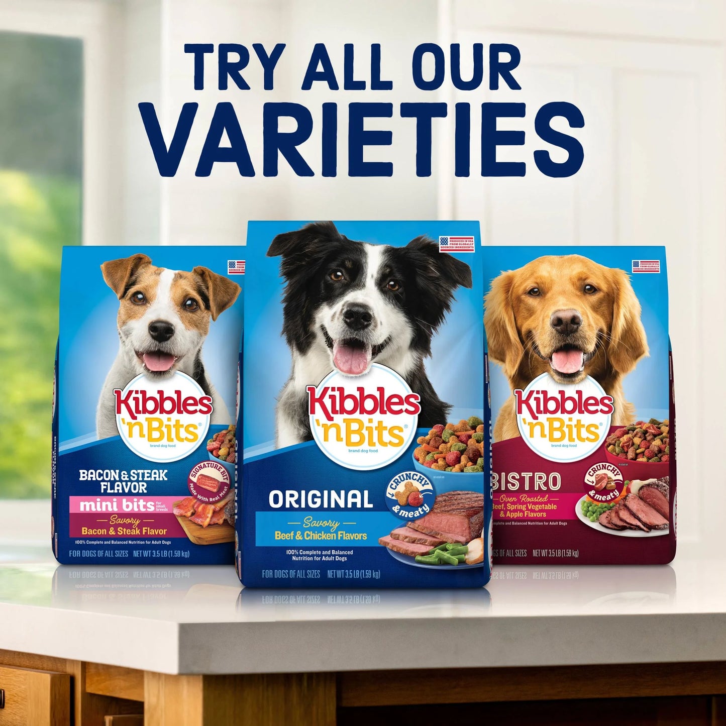 Kibbles 'N Bits Bistro Oven Roasted Beef, Vegetable & Apple Flavors Dry Dog Food