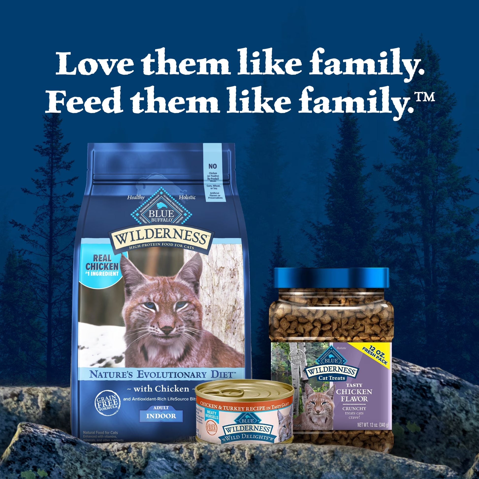 Wilderness Natural High-Protein, Grain-Free Dry Cat Food