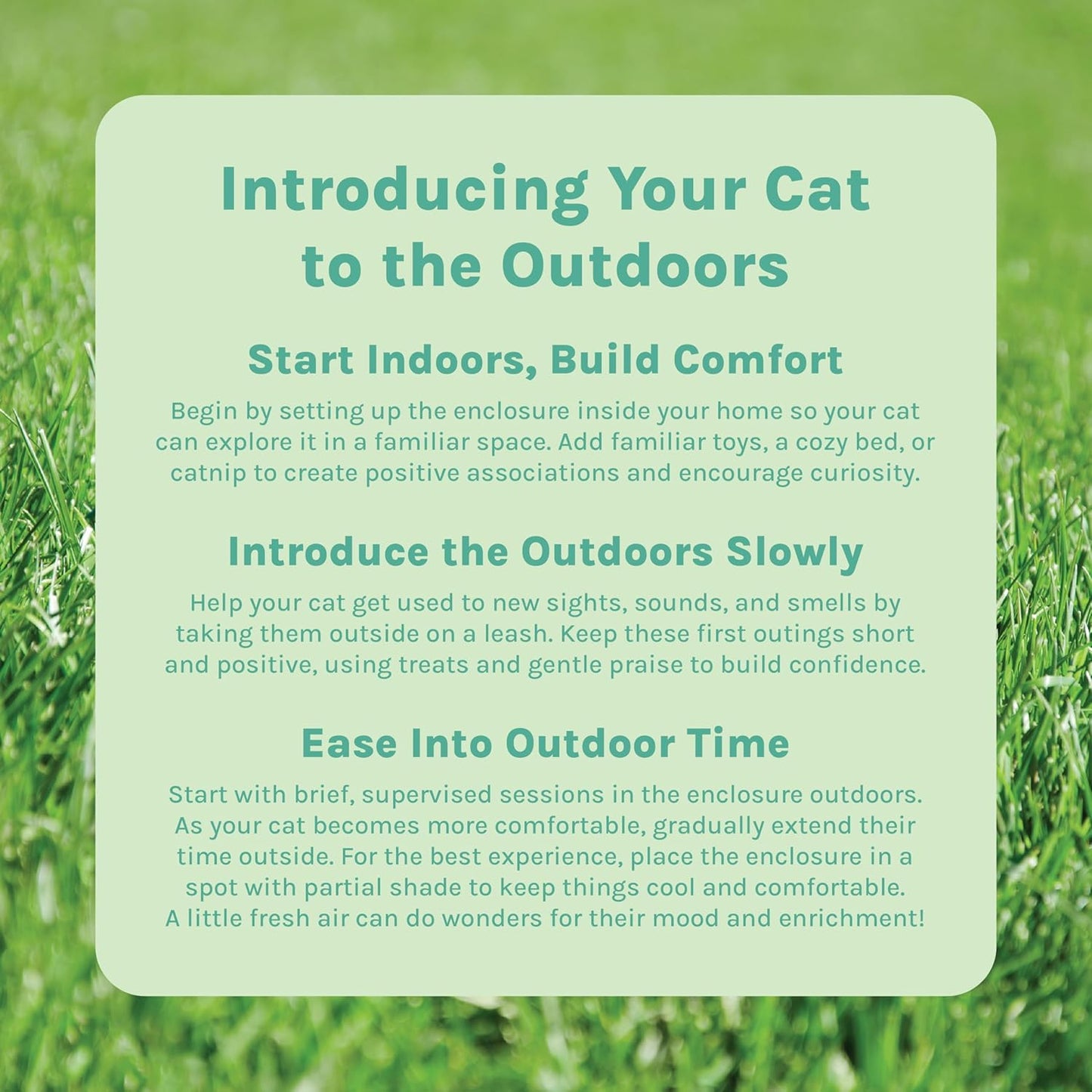 Outdoor Catio Furniture and Play Kits for Cats, Outdoor Mega Kit