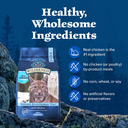 Wilderness Natural High-Protein, Grain-Free Dry Cat Food