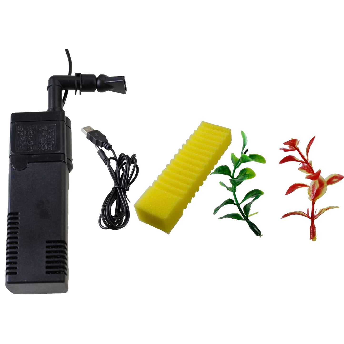 Fish Tank, 1.2 Gallon Aquarium, Small Betta Fish Tank Starter Kit with LED Light and Water Filter Pump, Half Cylinder