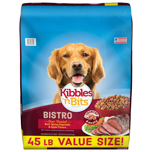 Kibbles 'N Bits Bistro Oven Roasted Beef, Vegetable & Apple Flavors Dry Dog Food