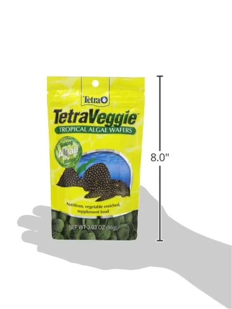 Plecowafers, Nutritionally Balanced Fish Food for Algae Eaters, 3.03 Oz.