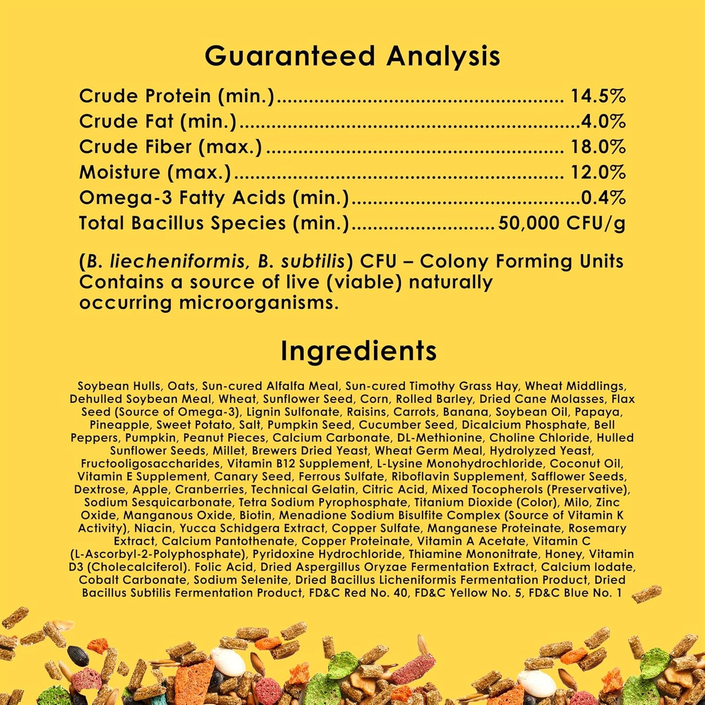 Fiesta Rabbit Food, Nutritious and Fun Blend, Supports Dental Health and Digestion, 3.5 Pounds
