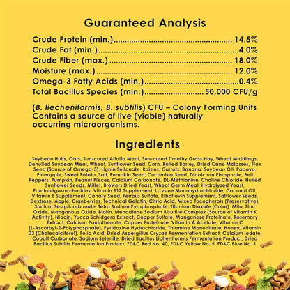 Fiesta Rabbit Food, Nutritious and Fun Blend, Supports Dental Health and Digestion, 3.5 Pounds
